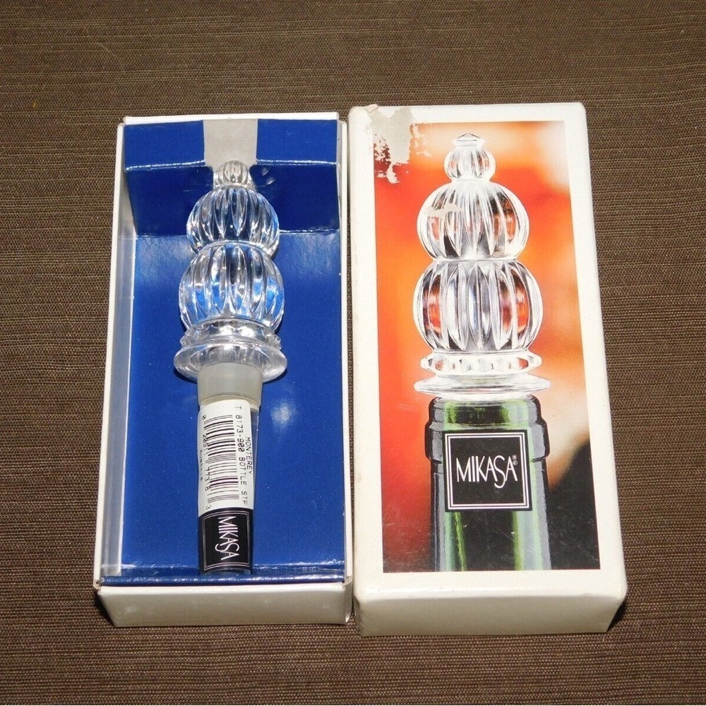 Mikasa Monterey Crystal Wine Bottle Stopper